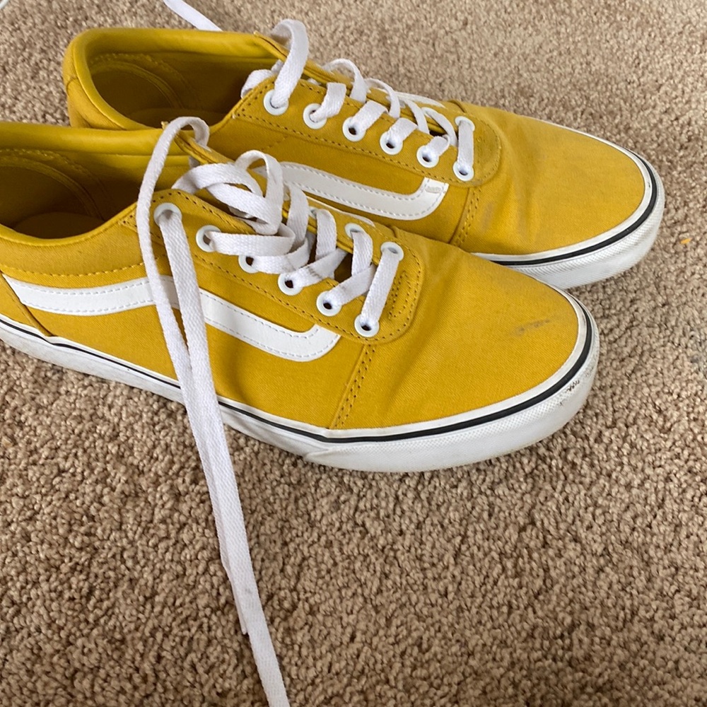 Mustard Yellow Vans Size 9.5